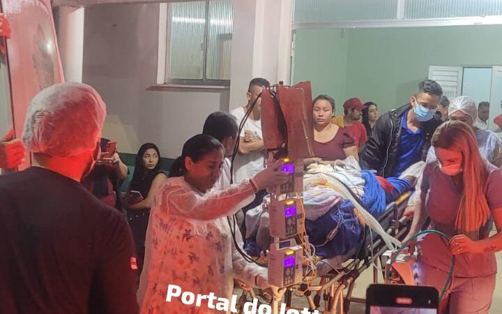 VÍTIMA DE GR4VE ACIDENTE PRÓXIMO A PONTE DO PORANGA É TRANSFERIDO PARA MANAUS.