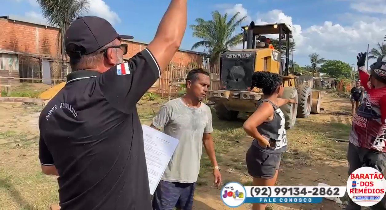 CONFUSÃO MARCA REINTEGRAÇÃO DE POSSE NO BAIRRO JARDIM FLORESTAL, EM ITACO