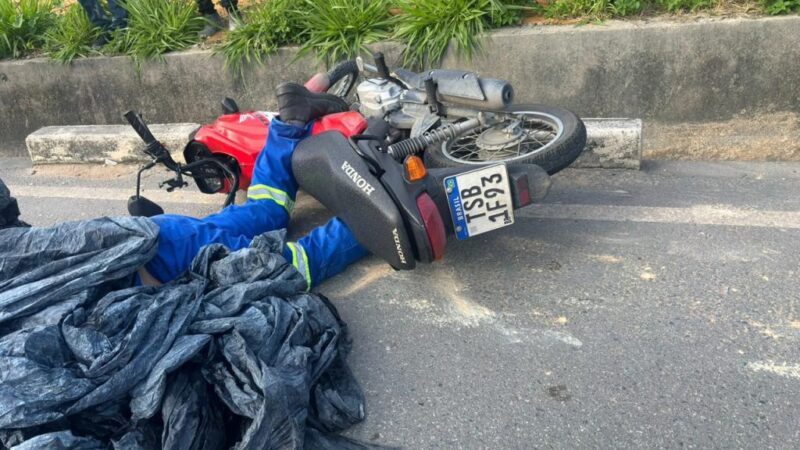 Motociclista morre após ter cabeça esmagada em acidente no Distrito Industrial