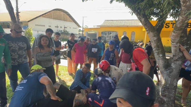 Grave acidente de trânsito deixa duas pessoas feridas em Itacoatiara