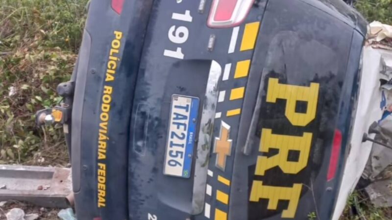 Tragédia na BR-174: Policial Rodoviário Federal morre e dois ficam feridos em acidente durante perseguição