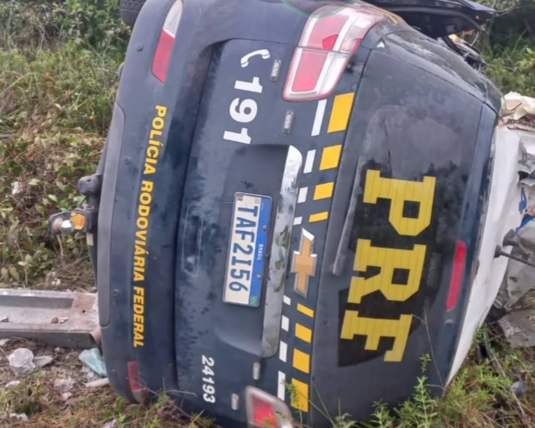 Tragédia na BR-174: Policial Rodoviário Federal morre e dois ficam feridos em acidente durante perseguição