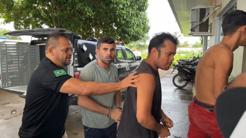 Três homens são presos em operação da Polícia Civil em Novo Remanso