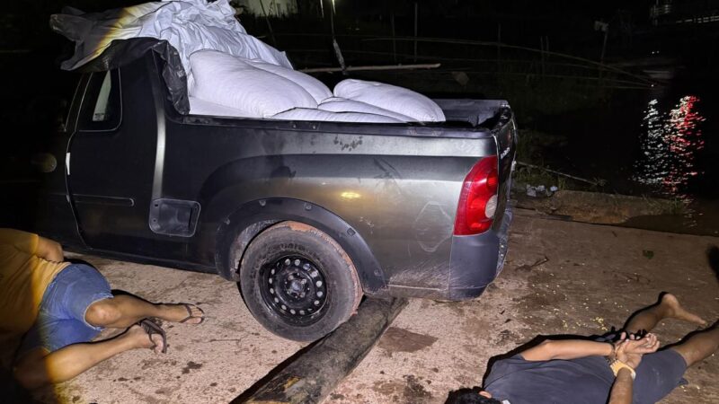Polícia prende três homens por furto qualificado de grãos de milho em Itacoatiara