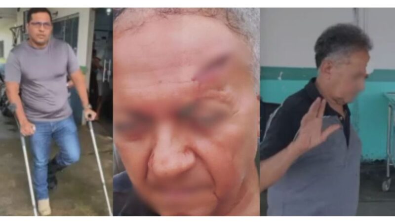 Idoso é agredido com golpe de muleta por PM que atua na unidade prisional de Itacoatiara